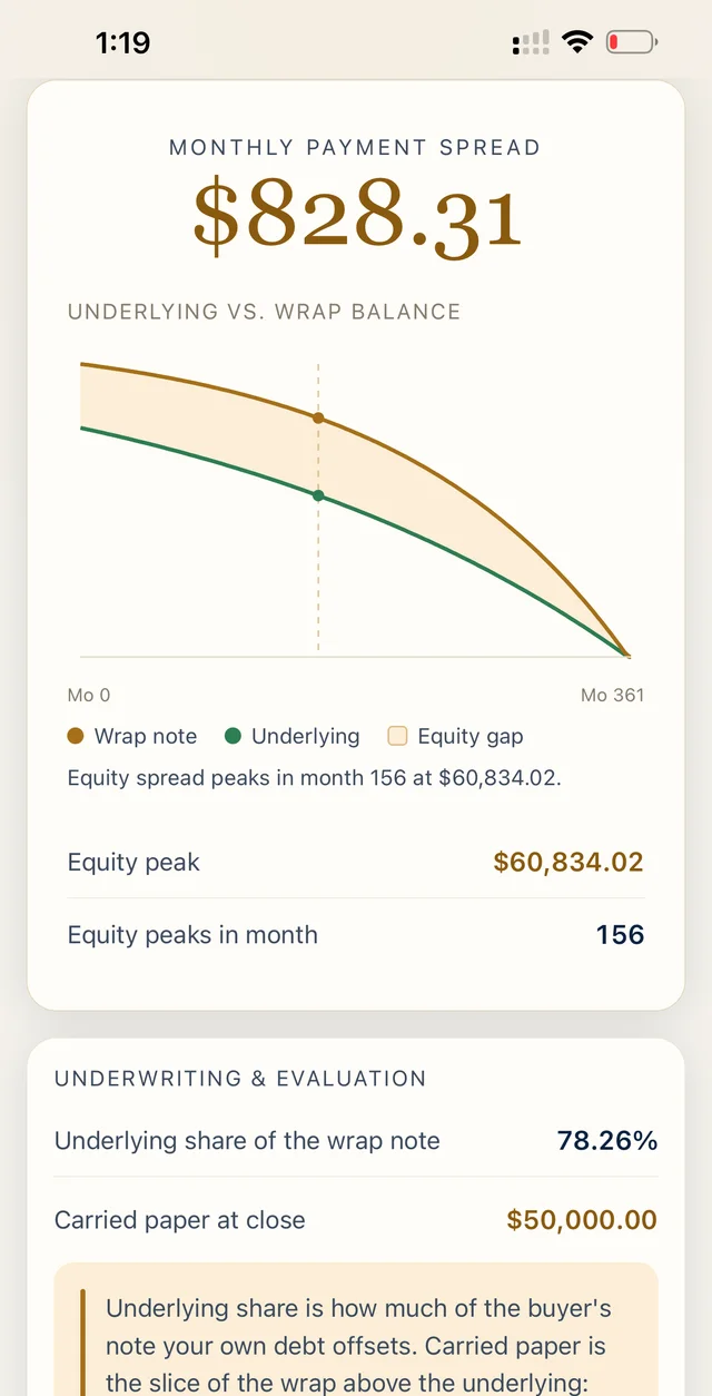 NoteHarbor Deal Stack published app screen